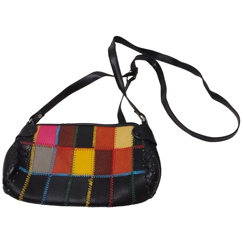 Multi Colored Patchwork Mini Purse